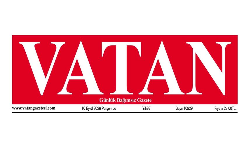 VATAN Manşet - 10 Eylül 2026