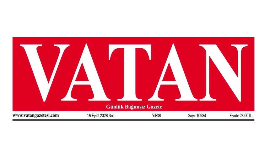 VATAN Manşet - 15 Eylül 2026