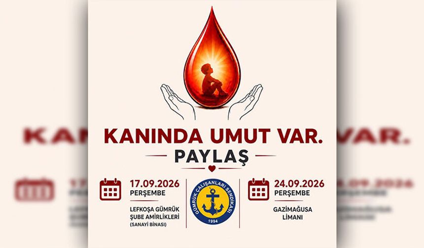 GÜÇ-SEN, üyelerini ve halkı kan bağışı yapmaya çağırdı