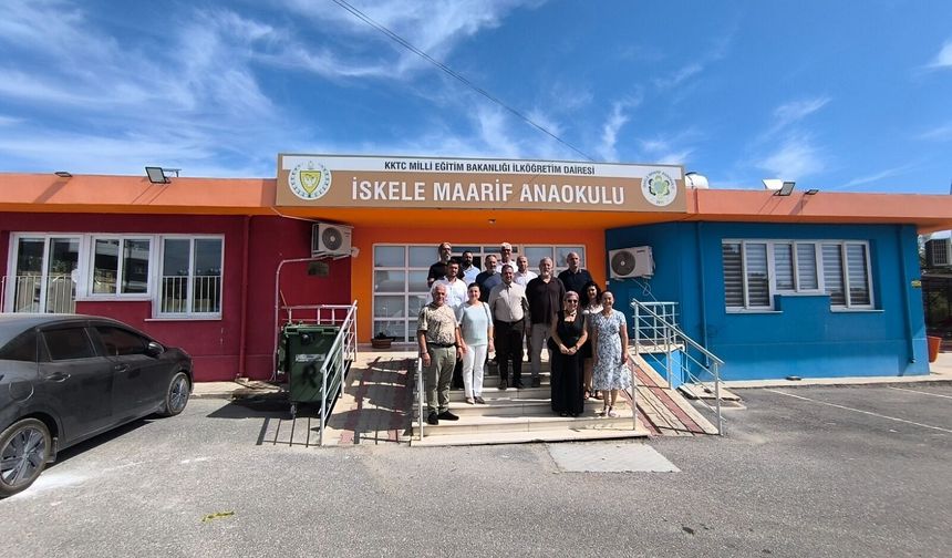 CTP İskele Belediye Başkan adayı Sermet Nereli okulları ziyaret etti