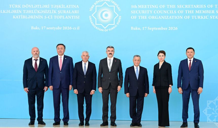 Bakü'de TDT üyesi ülkelerin Güvenlik Konseyi Sekreterleri toplantısı: DPÖ Müsteşarı Ağa da katıldı