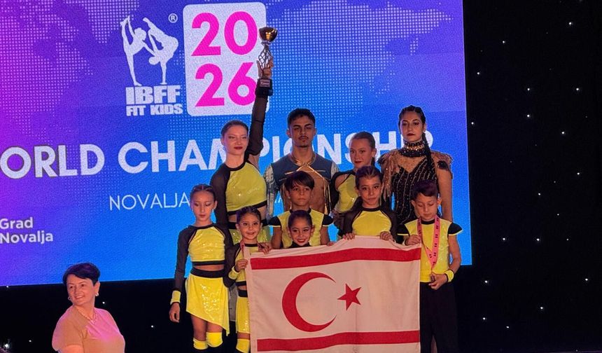 KKTC Çocuk Fitness sporcuları Hırvatistan’daki Dünya Fit Kids Şampiyonasında önemli başarılar elde etti