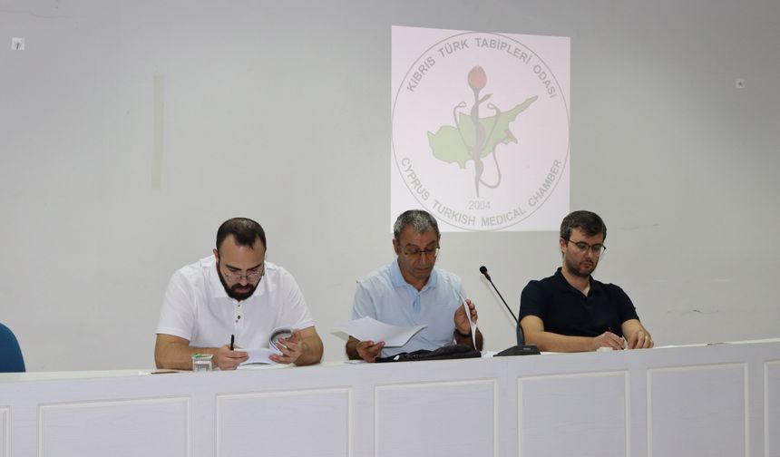 Kıbrıs Türk Tabipleri Odası 12. Olağan Gelen Kurulu yapıldı. Başkan Erol Barçın
