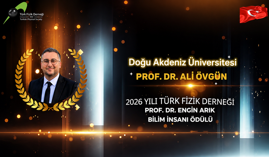 DAÜ Öğretim Üyesi Övgün, “2026 Yılı Prof. Dr. Engin Arık Bilim İnsanı Ödülü”nü aldı