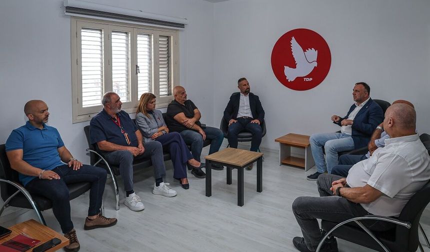 TDP, KTÖS heyetini kabul etti
