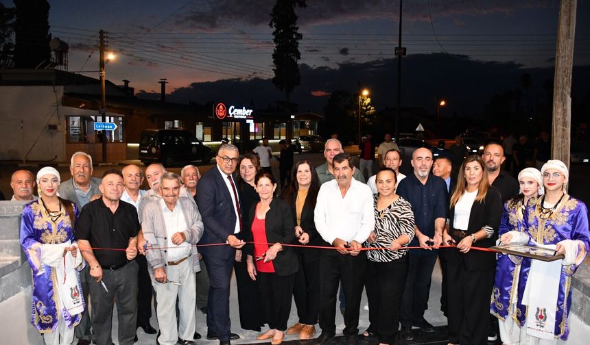 Vadili Atatürk büstü ve çok amaçlı açık hava spor merkezinin açılışı yapıldı
