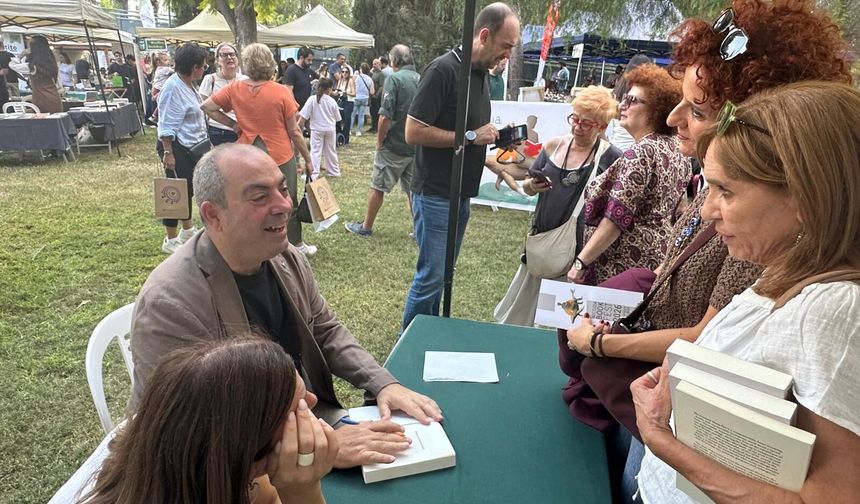 Başaran Düzgün’ün “Öksüz Atlar Ülkesinde” romanı, Güney Lefkoşa’daki kitap fuarında tanıtıldı