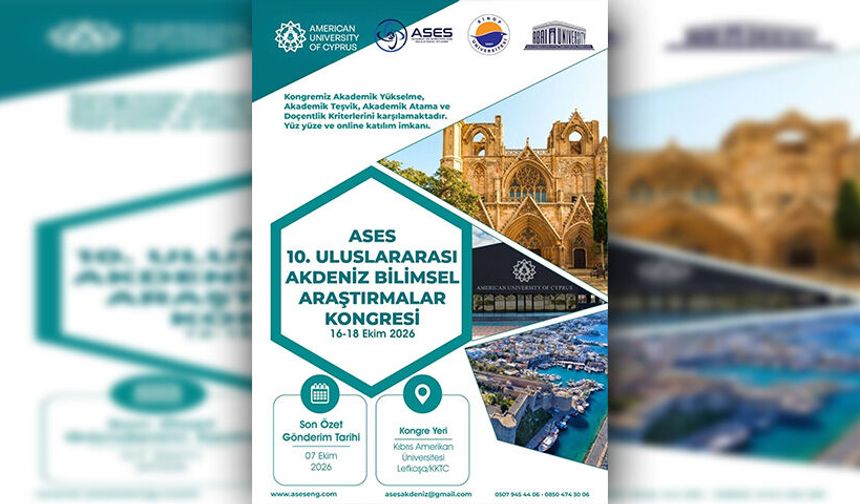 KAÜ’nün ev sahipliğinde, ASES 10. Uluslararası Akdeniz Bilimsel Araştırmalar Kongresi yapılıyor