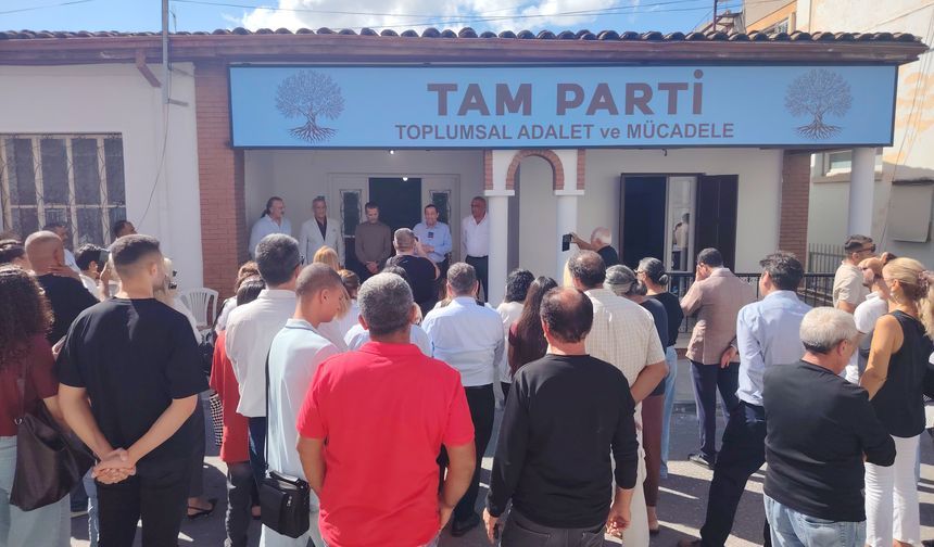 Tam Parti Güzelyurt ilçe binası düzenlenen açılış töreniyle hizmete girdi