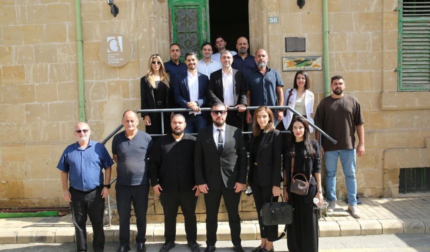 Aktunç ve heyeti, GİAD, Esnaf ve Zanaatkarlar Kooperatifi, KTOEÖS ile KTSO’yu ziyaret etti
