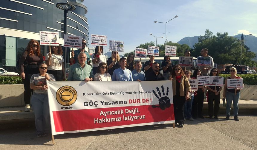 KTOEÖS, Girne ve çevresindeki okullarda öğleden sonra greve gitti