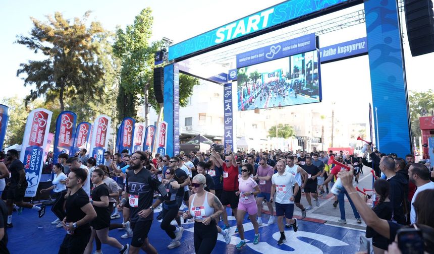 Ülker Lefkoşa Yarı Maratonu’nda 5 kilometre koşusu yapıldı