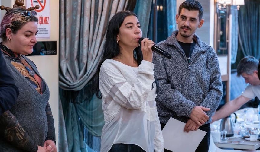 Müzisyen Gigi ile ressam Pırıl Torgut, “3. TÜRKSOY Gençlik Buluşması”na katıldı