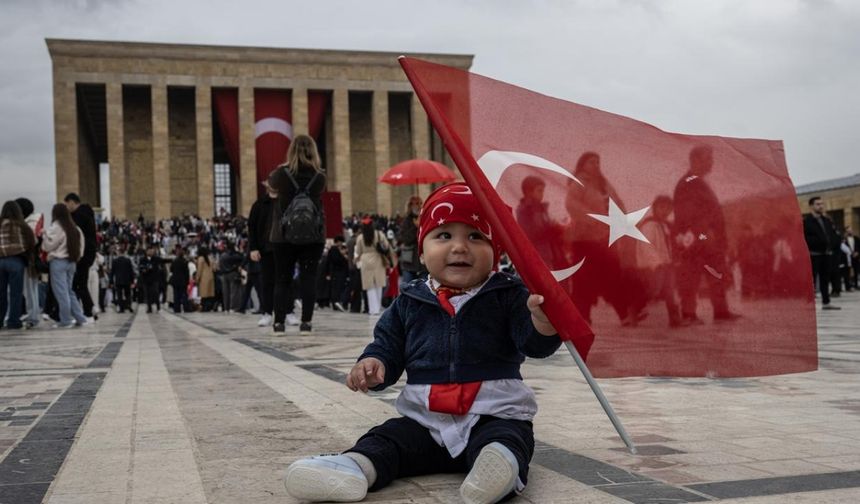 Anıtkabir'de 29 Ekim Cumhuriyet Bayramı coşkusu