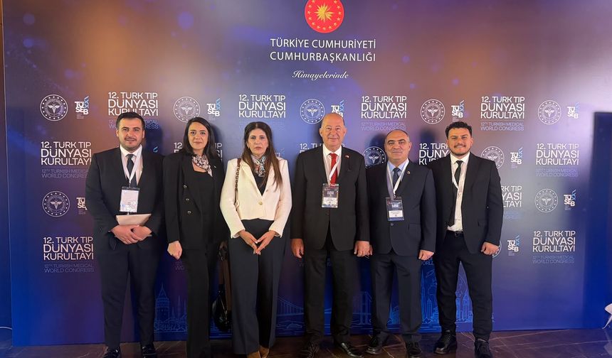 Dinçyürek, 12. Türk Tıp Dünyası Kurultayı’na katıldı