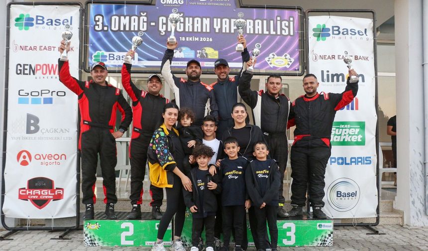 3.Omağ-Çağkan Yapı Rallisi’nde zafer Bozalanlar-Evrensel ikilisinin