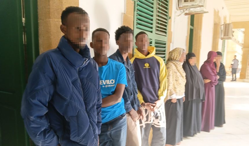 Alayköy’de Güney Kıbrıs’a geçmeye çalışan 8 Somalili tutuklandı
