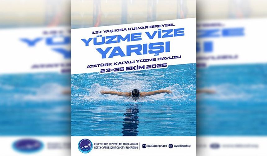 Yüzmede üç günlük yarış heyecanı başlıyor