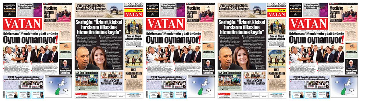 VATAN Manşet - 18 Ekim 2024