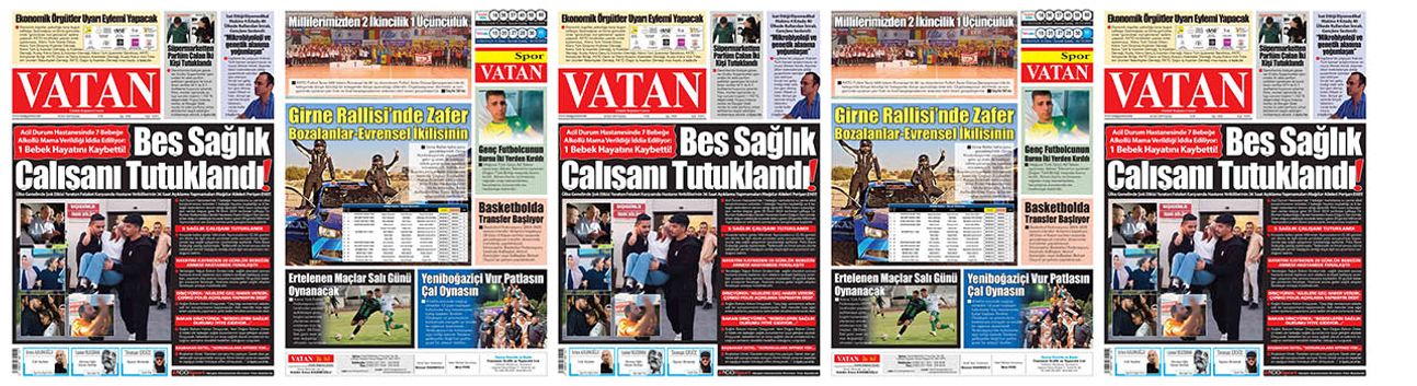 VATAN Manşet - 28 Ekim 2024