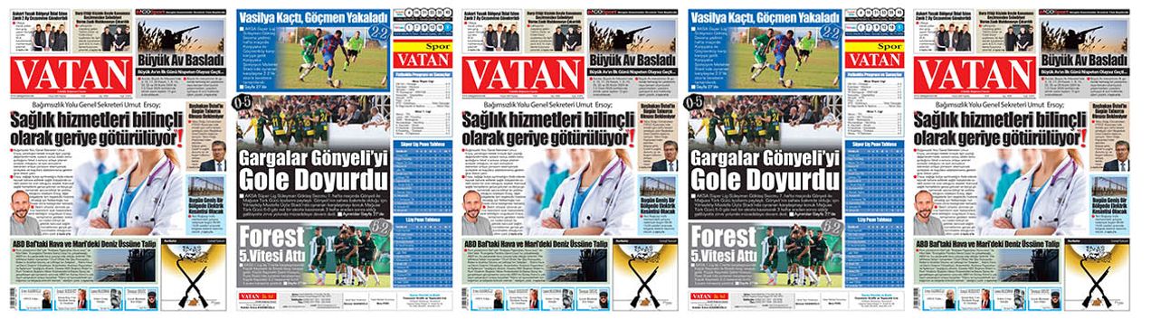 VATAN Manşet - 4 Kasım 2024