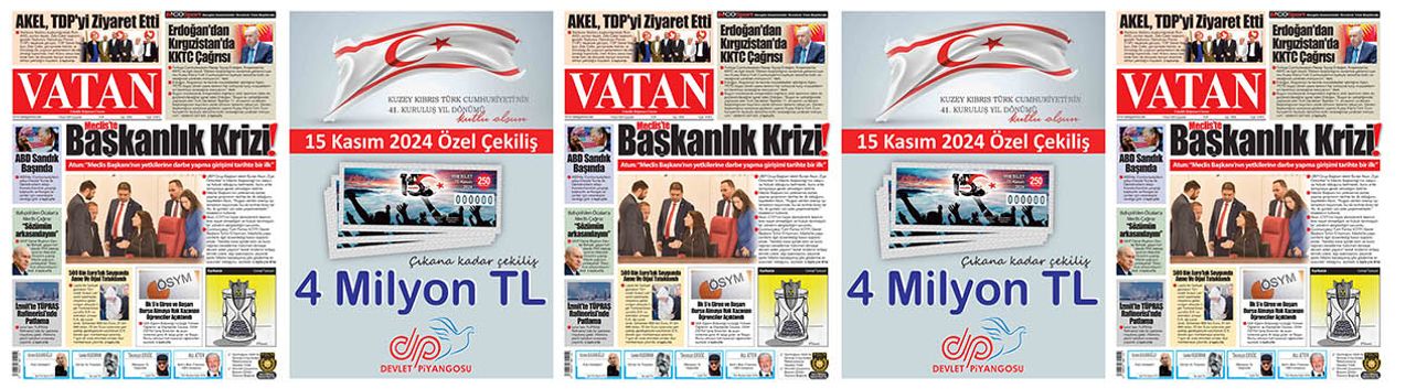 VATAN Manşet - 6 Kasım 2024