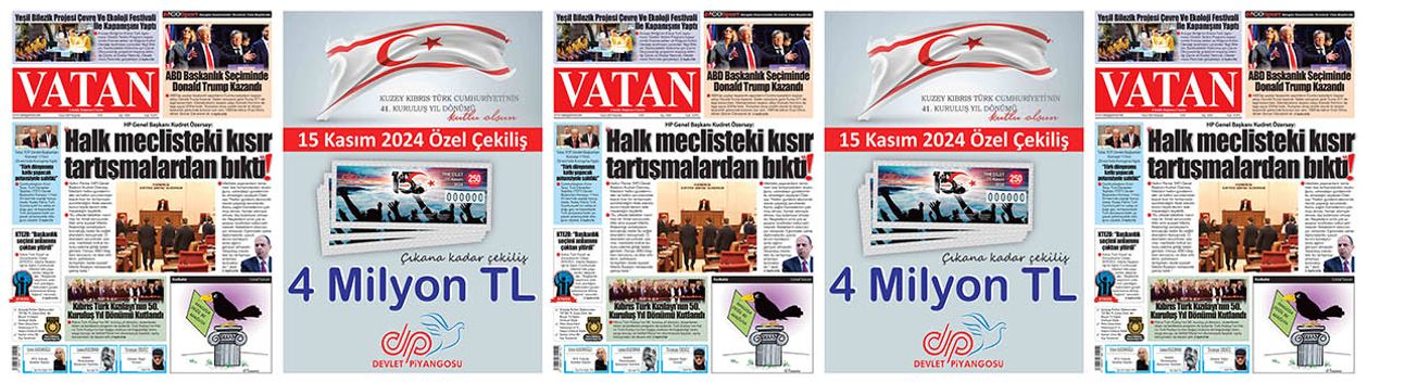 VATAN Manşet - 7 Kasım 2024