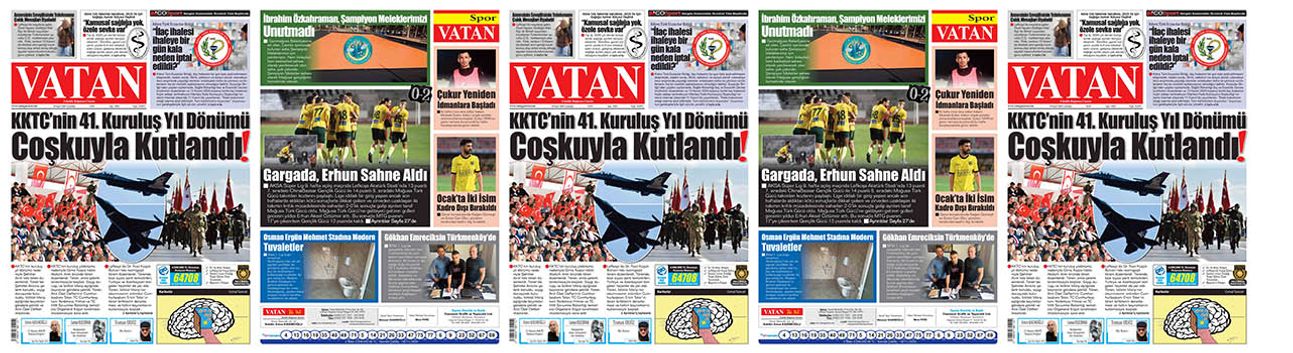 VATAN Manşet - 16 Kasım 2024