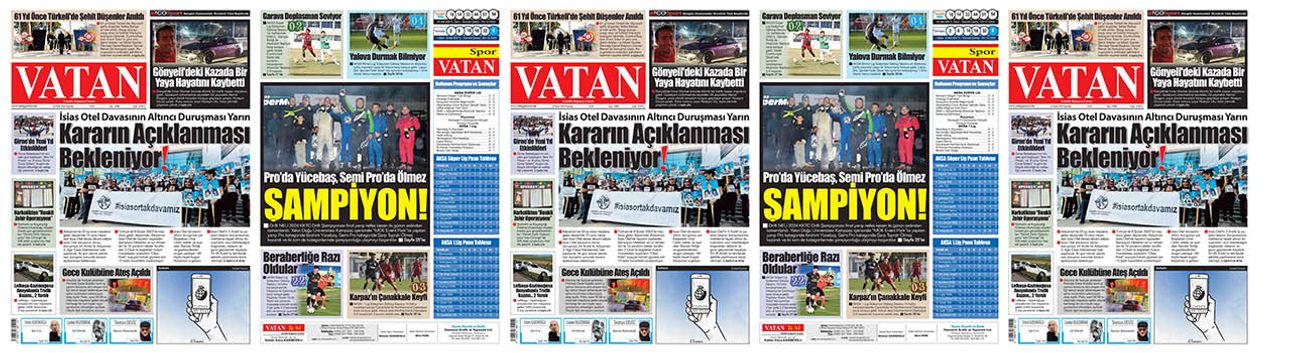 VATAN Manşet - 23 Aralık 2024