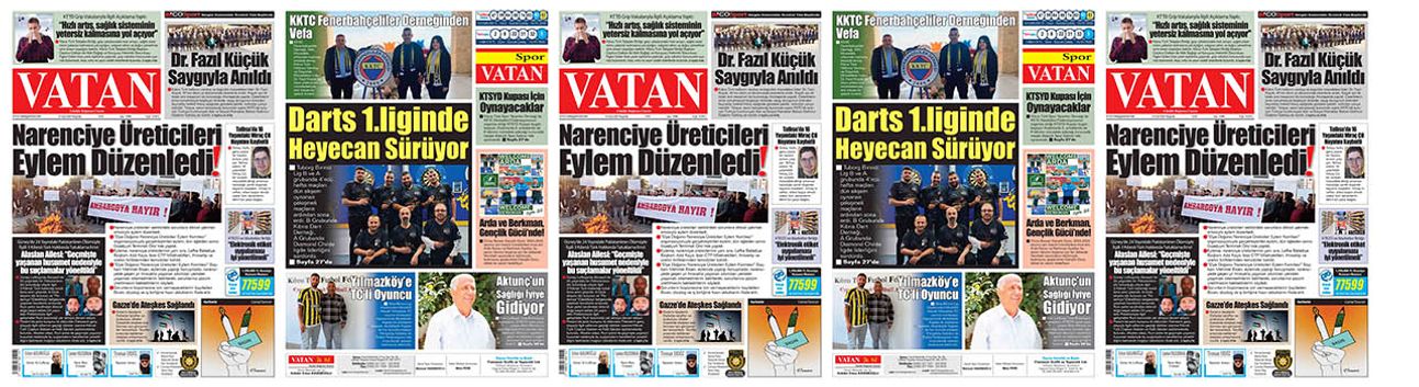 VATAN Manşet - 16 Ocak 2025