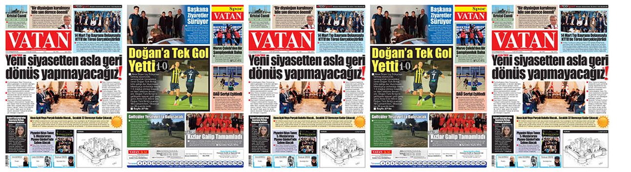 VATAN Manşet - 15 Mart 2025