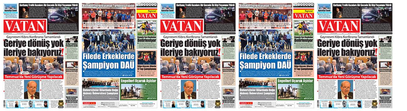 VATAN Manşet - 19 Mart 2025