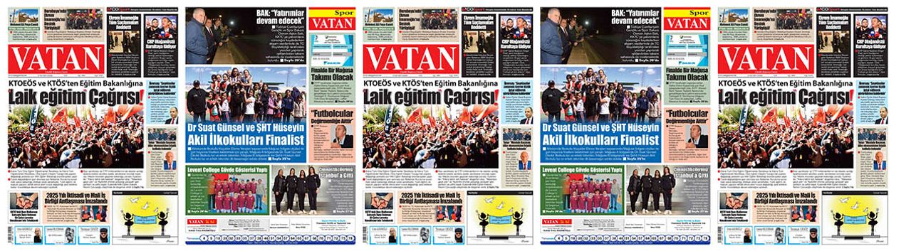 VATAN Manşet - 22 Mart 2025