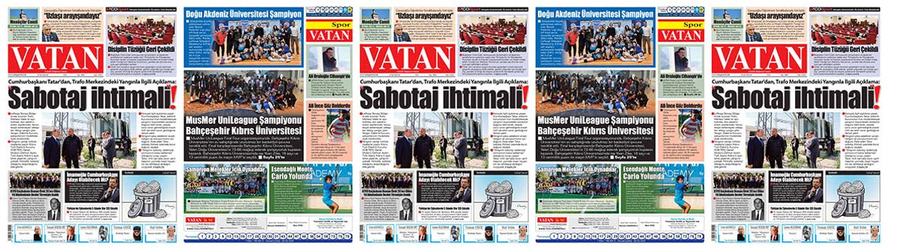 VATAN Manşet - 25 Mart 2025