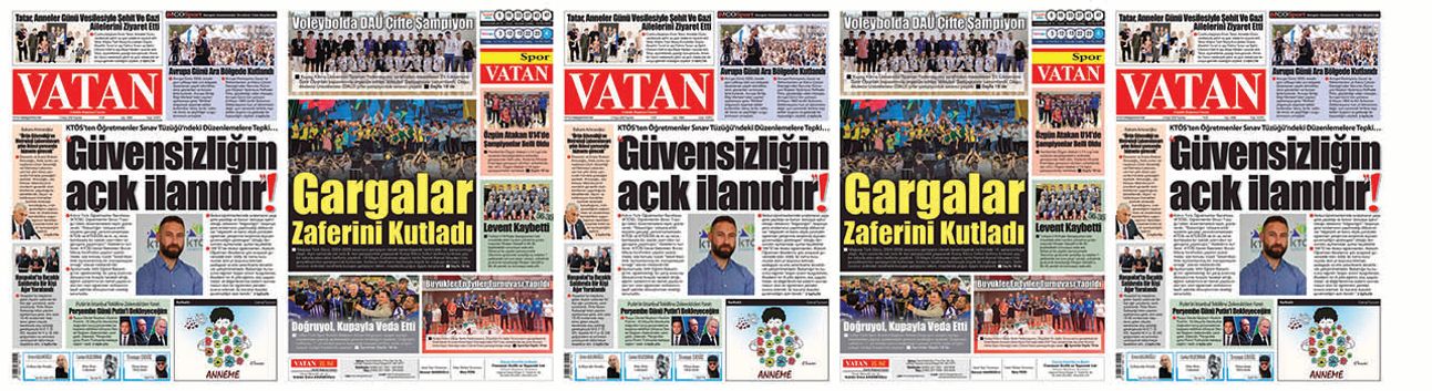 VATAN Manşet - 12 Mayıs 2025