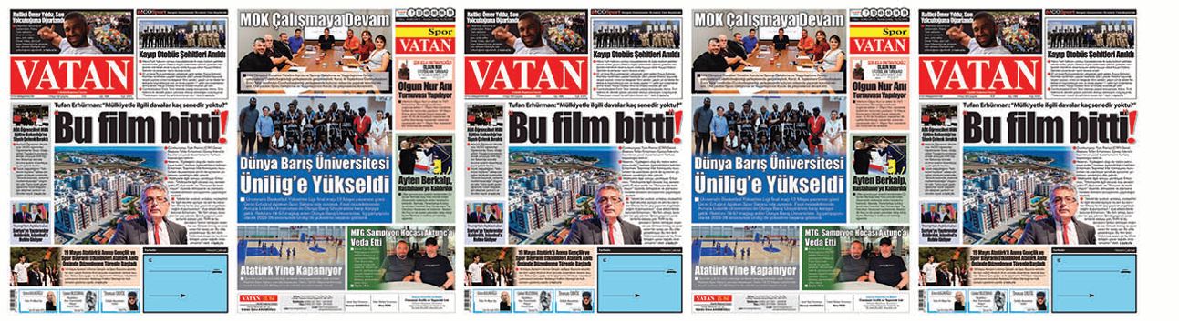 VATAN Manşet - 14 Mayıs 2025