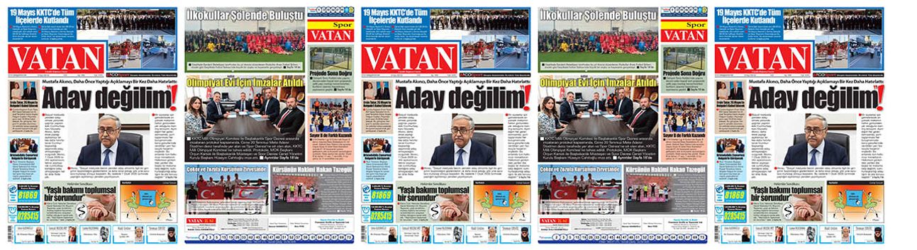 VATAN Manşet - 20 Mayıs 2025