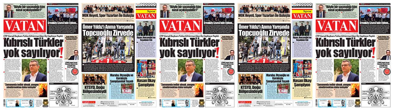 VATAN Manşet - 21 Mayıs 2025