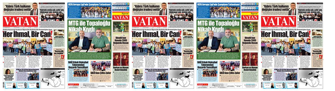 VATAN Manşet - 22 Mayıs 2025