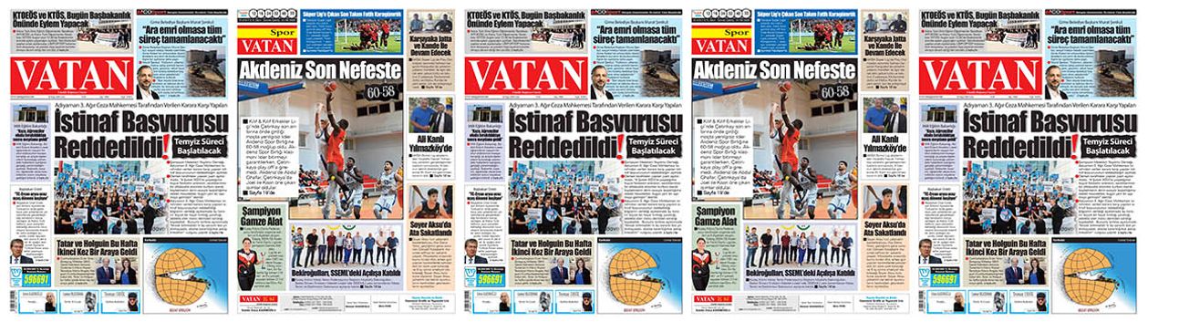 VATAN Manşet - 30 Mayıs 2025