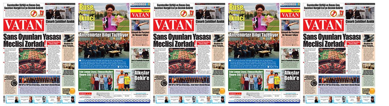 VATAN Manşet - 3 Haziran 2025