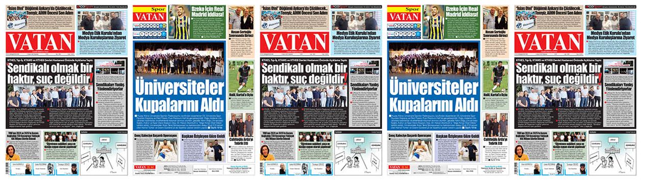 VATAN Manşet - 5 Haziran 2025