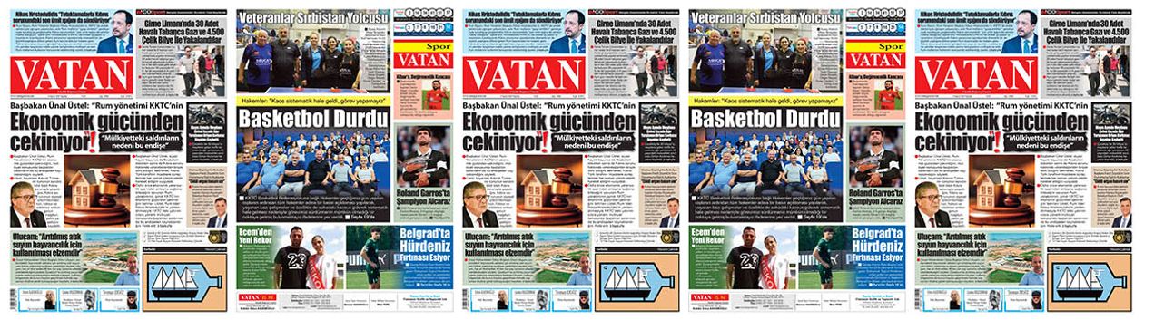 VATAN Manşet - 9 Haziran 2025