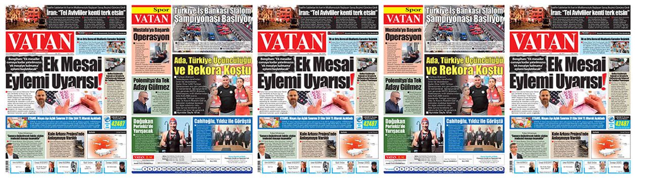 VATAN Manşet - 17 Haziran 2025