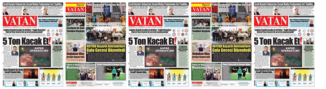 VATAN Manşet - 20 Haziran 2025