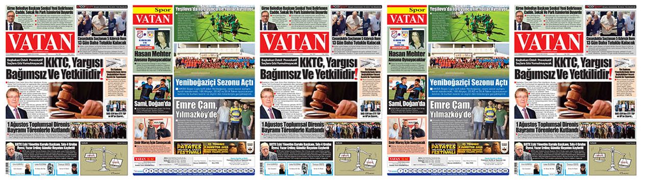 VATAN Manşet - 2 Ağustos 2025