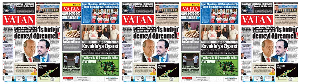 VATAN Manşet - 4 Ağustos 2025