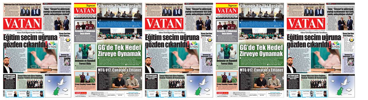 VATAN Manşet - 6 Ağustos 2025