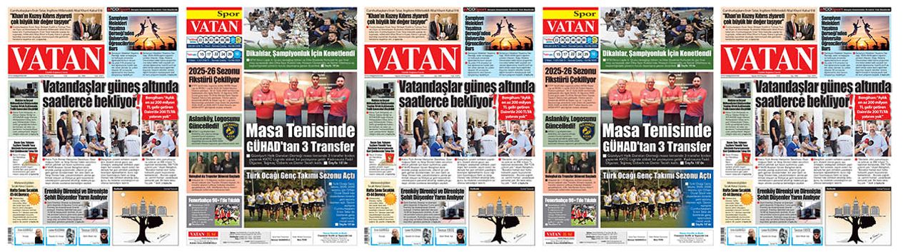VATAN Manşet - 7 Ağustos 2025