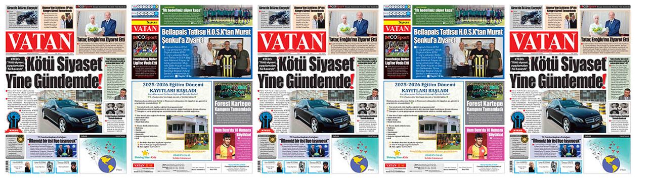 VATAN Manşet - 28 Ağustos 2025